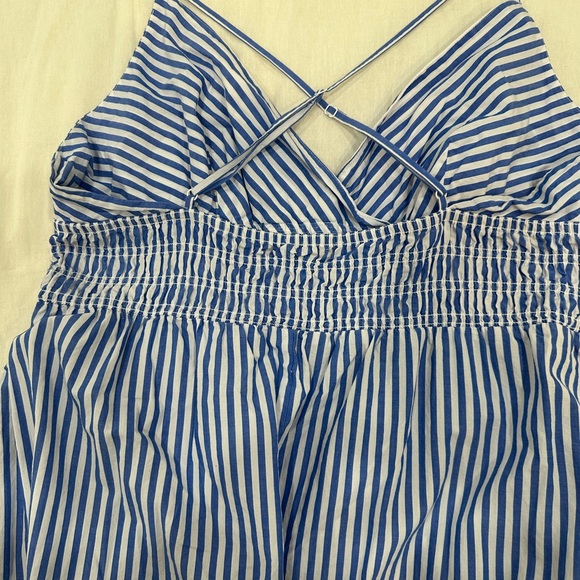 Madewell Empire Waist Tiered Maxi Dress In Stripe - Picture 10 of 13